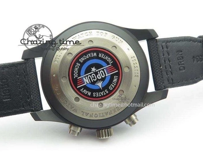 MIROTIME 0706 Pilot Chrono IW388003 Real Ceramic V6F 1:1 Best Edition On Black Nylon Strap A StreetReady 7284